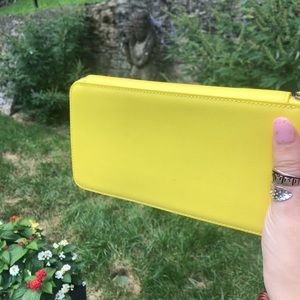 Neely and Chloe yellow wallet